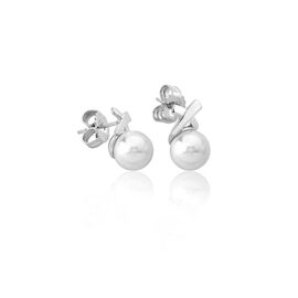 Серебряные серьги с органическим жемчугом  Majorica Tu Y Yo