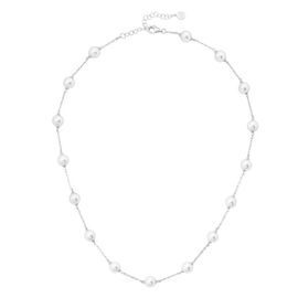 Серебряное колье с органическим жемчугом Majorica Ilusion