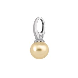 Подвеска женская на шею с органической жемчужиной шампань Majorica Limited Edition