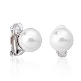 Серебряные серьги с органическим жемчугом Majorica Lyra