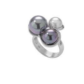Серебряное кольцо с органическим жемчугом  Majorica Estela, Размер (мм): 16,85