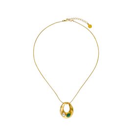 Золотой кулон с жемчугом Majorica Feme