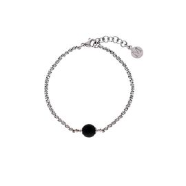 Серебряный браслет цепочка с жемчугом Majorica Nuada