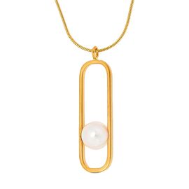 Золотая подвеска с жемчугом Majorica Atenea