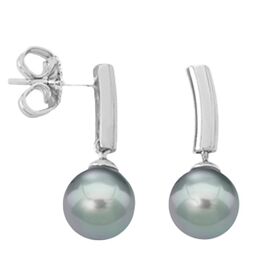 Серебряные серьги женские с жемчугом Majorica Espiga