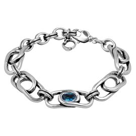 Серебряный браслет женский с кристаллом Сваровски Ciclon Emo Relacion