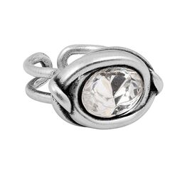 Серебряное кольцо женское с кристаллом Сваровски Ciclon Emo Conexion, Размер (мм): 17,8-18,4