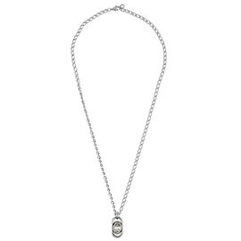 Серебряное колье женское с кристаллом Сваровски Ciclon Emotions, Размер (мм): 700-800