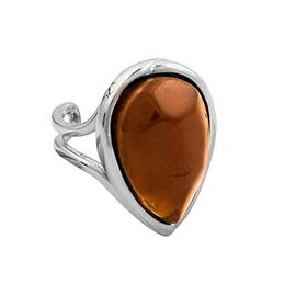 Серебряное кольцо женское с муранским стеклом Ciclon Lizana, Размер (мм): 17,8-18,4