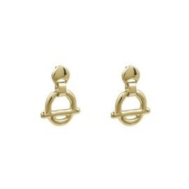 Золотые серьги длинные Ciclon Pura Oro