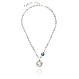 Серебряное колье с подвеской Ciclon Essential