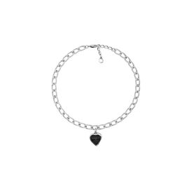 Серебряное колье с сердечком Ciclon Romance, Размер (мм): 400-430