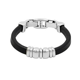 Кожаный браслет с серебряными вставками Ciclon Toi, Размер (мм): 190