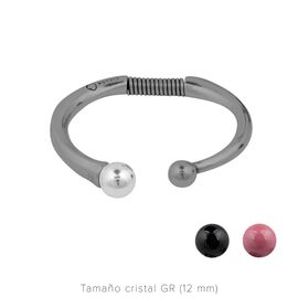 Жесткий браслет с муранским стеклом Ciclon Camaleonica