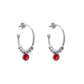 Серебряные серьги с муранским стеклом Ciclon Esencia