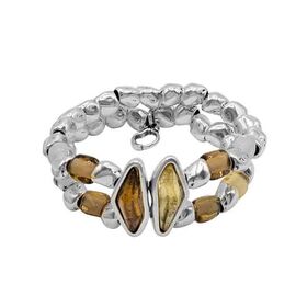 Серебряный браслет из бусин с муранским стеклом Ciclon Lipno