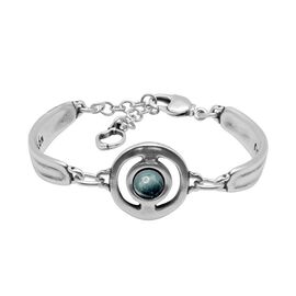 Жесткий браслет с серебром Ciclon Elegance