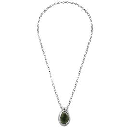 Серебряная цепочка с муранским стеклом Ciclon Agata