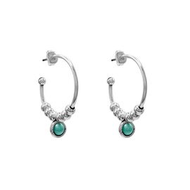 Серебряные серьги с муранским стеклом Ciclon Esencia