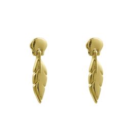 Золотые серьги длинные Ciclon Espiritu