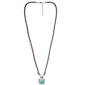 Серебряное колье женское с муранским стеклом Ciclon Kool