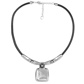 Серебряное колье женское с муранским стеклом Ciclon Kubik, Размер (мм): 400-470