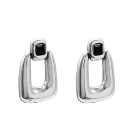 Серебряные серьги женские с муранским стеклом Ciclon Сhik