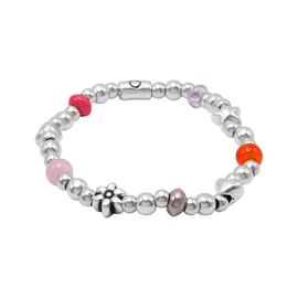 Серебряный браслет женский с муранским стеклом Ciclon Funny