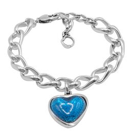 Серебряный браслет с сердечком Ciclon Romance