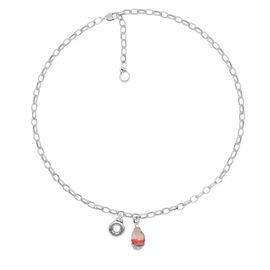 Серебряное колье с муранским стеклом Ciclon Liquid