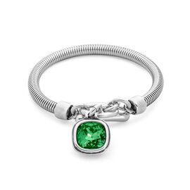 Серебряный браслет с кристаллом Сваровски Ciclon Solitario