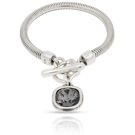 Серебряный браслет с кристаллом Сваровски Ciclon Solitario