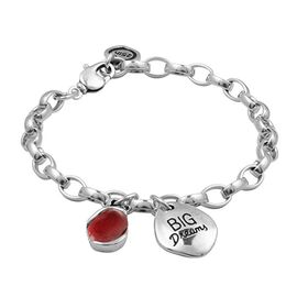 Серебряный браслет с муранским стеклом Ciclon Gadea