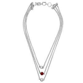 Серебряное колье с муранским стеклом Ciclon Spheric