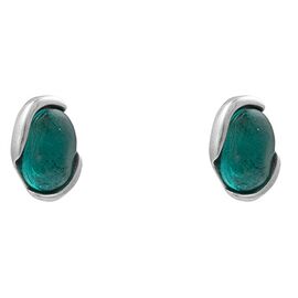 Серебряные серьги с муранским стеклом Ciclon Daila