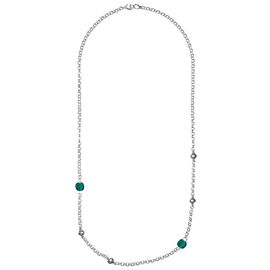 Серебряное колье с муранским стеклом Ciclon Spheric