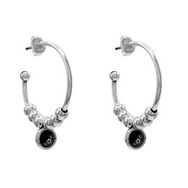 Серебряные серьги с муранским стеклом Ciclon Esencia