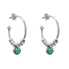 Серебряные серьги с муранским стеклом Ciclon Esencia