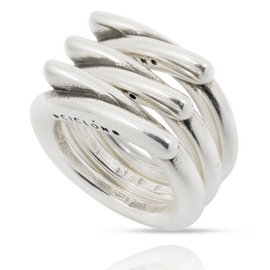 Серебряное кольцо женское широкое Ciclon Essentials, Размер (мм): 17,8