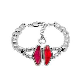 Серебряный браслет из бусин с муранским стеклом Ciclon Orlik