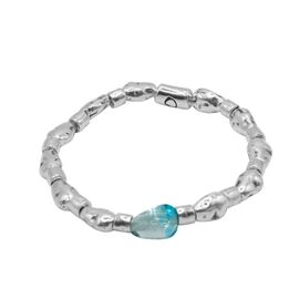 Серебряный браслет с муранским стеклом Ciclon Liquid