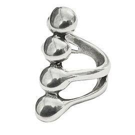 Cеребряное кольцо женское Ciclon Liquid, Размер (мм): 16,5