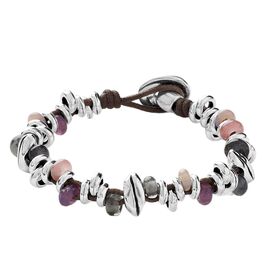 Серебряный браслет женский с цветными бусинами UNOde50 Experience, Размер (мм): 165