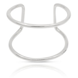 Женский браслет серебряный открытый на руку жесткий UNOde50 Shortcut