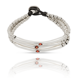 Серебряный браслет многослойный UNOde50 La vie en rose