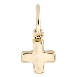 Золотая подвеска Крестик UNOde50 You are here shine