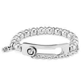 Серебряный браслет женский c цепочкой и кристаллом Сваровски UNOde50 Empower