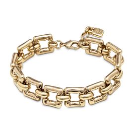 Золотой браслет женский с квадратными звеньями UNOde50 Femme Fatale, Размер (мм): 165