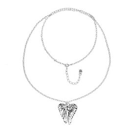 Серебряное колье женское Крылья UNOde50 Ser Invencible