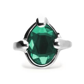 Серебряное кольцо женское с кристаллом UNOde50 Ser Deslumbrante, Размер (мм): 16,3-16,7